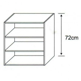 ΕΡΜΑΡΙΟ ΚΟΥΖΙΝΑΣ ΚΡΕΜΑΣΤΟ ΛΕΥΚΟ 16MM