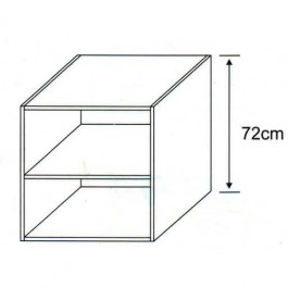 ΕΡΜΑΡΙΟ ΚΟΥΖΙΝΑΣ ΒΑΣΕΩΣ ΛΕΥΚΟ 16MM