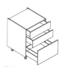 ΣΥΡΤΑΡΙΕΡΑ ΚΟΥΖΙΝΑΣ 3 ΣΥΡΤΑΡΙΩΝ ΜΕ ΑΠΛΟ ΟΔΗΓΟ ΛΕΥΚΗ